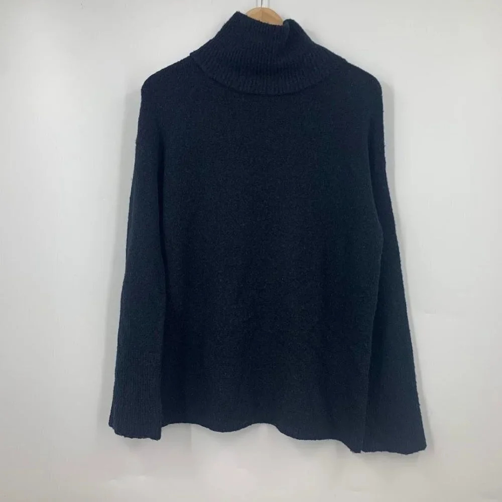 Something Navy Women's Ribbed Long Sleeve Turtle‎ Neck Size S